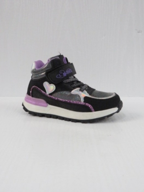 Botki dziewczęce (26-31) H296A BLACK/PURPLE