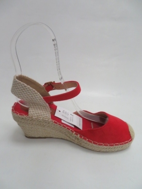 Sandały damskie na koturnie (36-41) Q737 RED