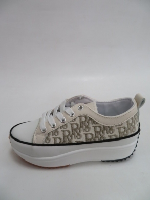 Trampki Damskie na koturnie (36-41) BO-716 BEIGE
