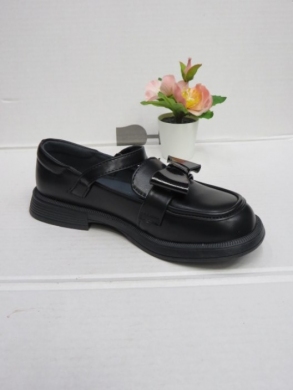 Mokasyny dziewczęce (31-36) DC203 BLACK