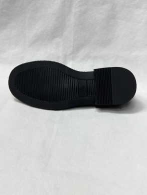 Mokasyny damskie na płaskim (36-41) 3221C BLACK