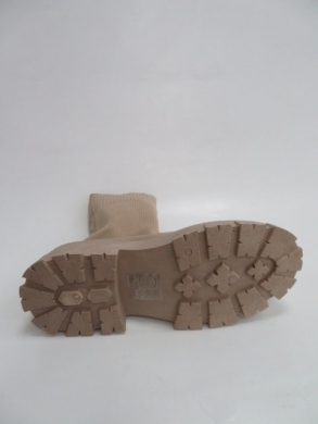 Botki damskie jesienne na płaskim (36-41) 1105 KHAKI