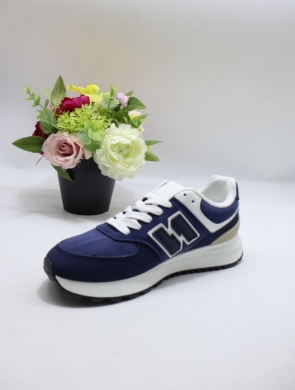 Buty sportowe damskie na płaskim (36-41) D251-7 NAVY