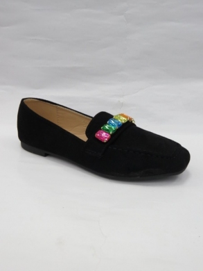 Mokasyny damskie na płaskim (36-41) 7972 BLACK