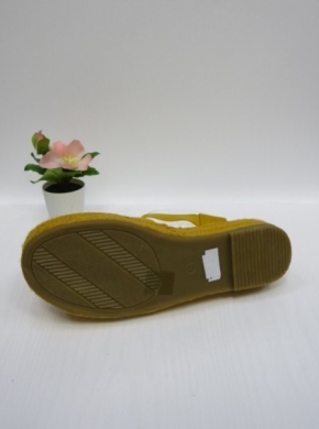 Sandały damskie na koturnie (36-41) 164 YELLOW