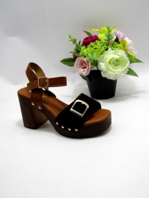 Sandały damskie na obcasie (36-41) 3801 BLACK