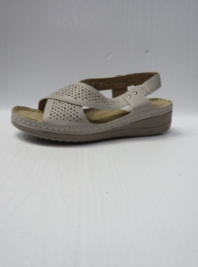 Sandały damskie na koturnie (36-41) 7716-5 BEIGE