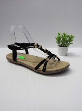 Sandały damskie na płaskim (36-41) 858-15 BLACK