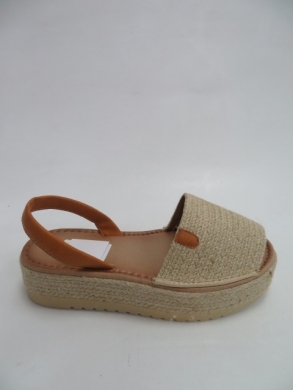 Sandały Damskie na koturnie (36-41) J79 BEIGE