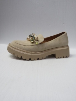 Mokasyny damskie na koturnie (36-41) DF03 BEIGE