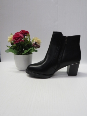Botki damskie ocieplane na obcasie (36-41) DJ0327 BLACK