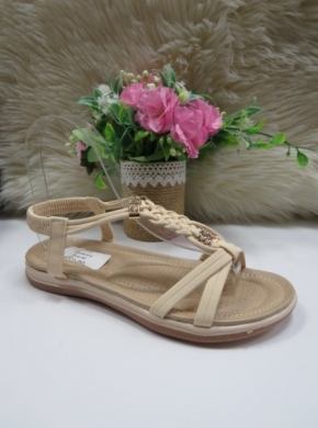 Sandały damskie na płaskim (36-40) Z-6 BEIGE