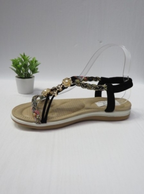 Sandały damskie na płaskim (36-41) FY6863 BLACK