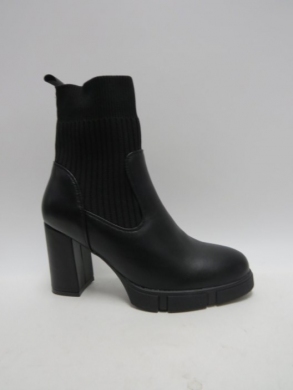 Botki damskie na obcasie (36-41) SM560 BLACK