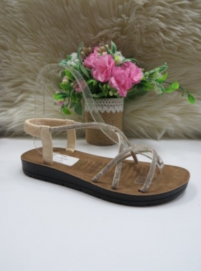 Sandały damskie na płaskim (36-40) Z-11 BEIGE