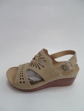 Sandały damskie na koturnie (36-41) HC2016 BEIGE
