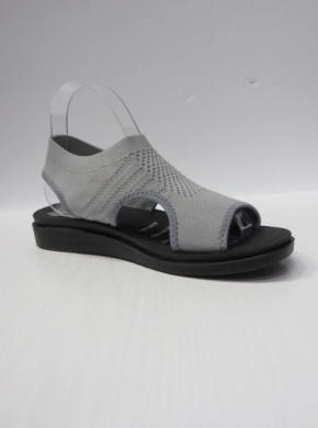 Sandały damskie na płaskim (36-41) 6056-2 GREY