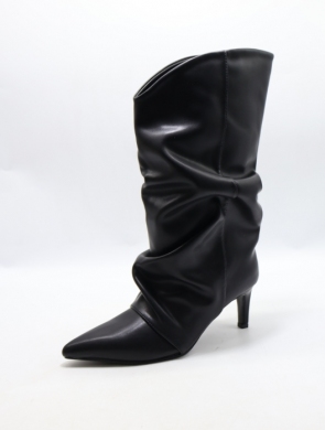Kozaki damskie na szpilce (36-41) LA3118 BLACK