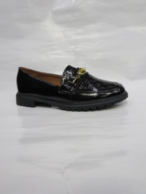 Mokasyny damskie na płaskim (36-41) W-223 BLACK