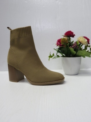 Botki damskie na obcasie (36-41) HQ1327 KHAKI