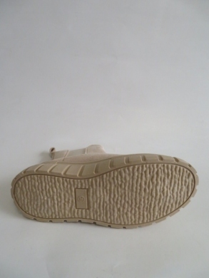 Botki damskie jesienne na płaskim (36-41) BK648 BEIGE