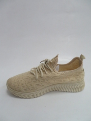 Buty sportowe damskie na płaskim (36-41) J2201 BEIGE