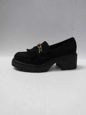 Mokasyny damskie na koturnie (36-41) XYX-23205-1 BLACK