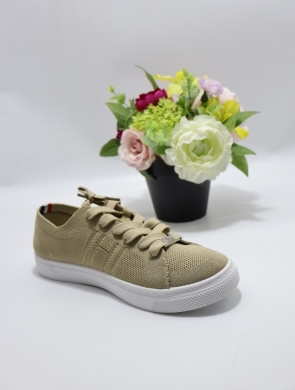 Buty sportowe damskie na płaskim (36-41) EV-353 KHAKI