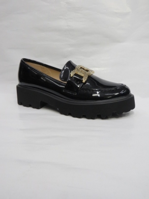 Mokasyny damskie na płaskim (36-41) DW-011 BLACK