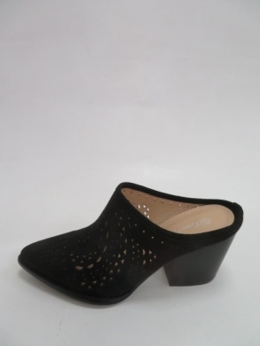 Klapki damskie na obcasie (36-41) MCO-18  BLACK