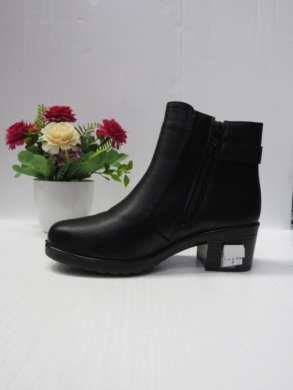 Botki damskie ocieplane na obcasie (36-41) JF-50 BLACK