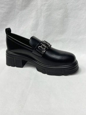 Mokasyny damskie na płaskim (36-41) 3252 BLACK