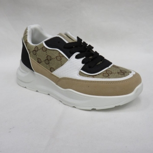 Buty sportowe damskie na płaskim (36-41) S-38 BEIGE