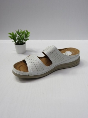 Klapki damskie na koturnie (36-42) CC2229 WHITE