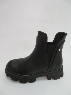 Botki damskie jesienne na płaskim (36-41) NC1202 BLACK