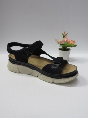 Sandały damskie na koturnie (39-43) DJ26-2 BLACK