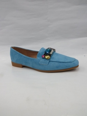 Mokasyny damskie na płaskim (36-41) 3689 BLUE