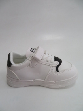 Buty sportowe chłopięce (20-25) L508 WHITE/BLACK
