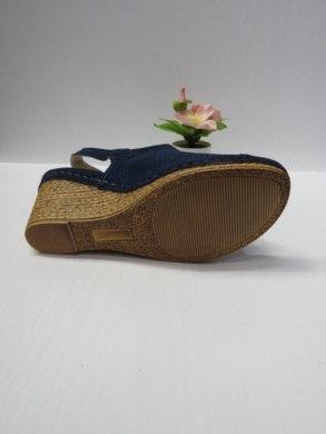 Sandały damskie na koturnie (36-41) 7AA225 NAVY