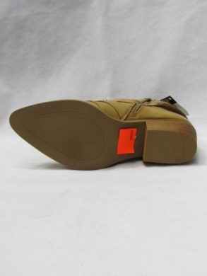 Botki damskie na płaskim (36-41) T218 CAMEL