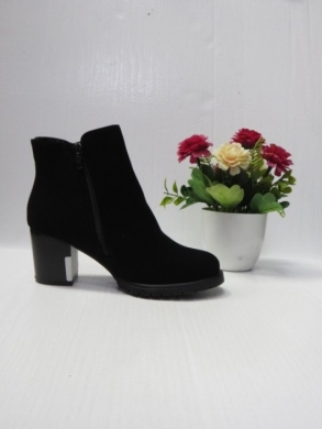 Botki damskie ocieplane na obcasie (36-41) DJ0318 BLACK
