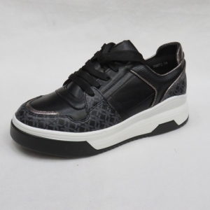 Buty sportowe damskie na płaskim (36-41) 28672 BLACK