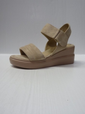 Sandały damskie na koturnie (36-41) B-9064 BEIGE