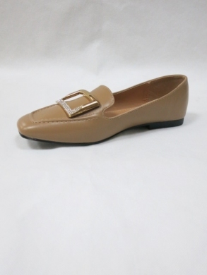Mokasyny damskie na płaskim (36-41) T548 KHAKI