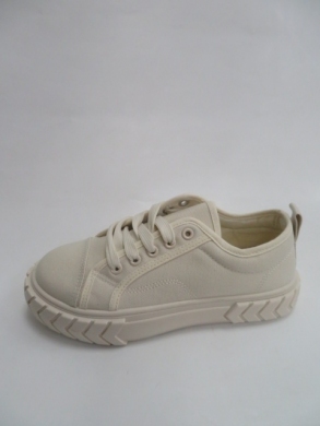 Trampki damskie na płaskim (36-41) UB02 BEIGE