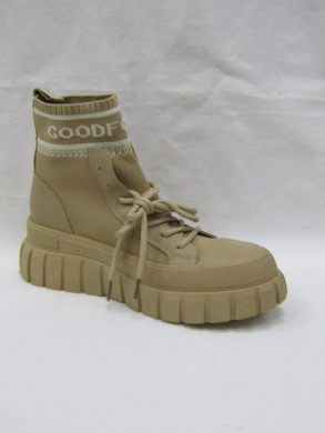 Botki damskie na płaskim (36-41) F1014 KHAKI
