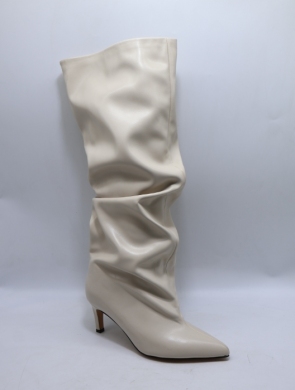 Kozaki damskie na szpilce (36-41) 52172 BEIGE