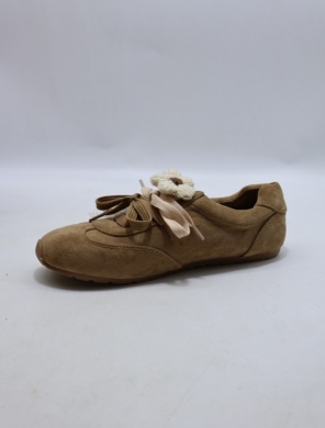 Buty sportowe damskie na płaskim (36-41) 9728 KHAKI