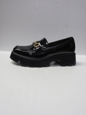 Mokasyny damskie na koturnie (36-41) 888-620A BLACK