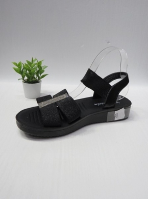 Sandały damskie na płaskim (36-41) R222-2 BLACK